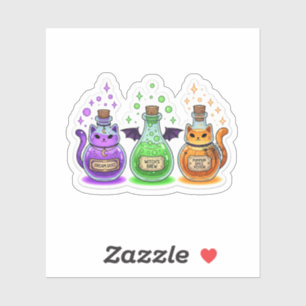 Meowgical Potions – Cute Cat-Shaped Potion Bottles