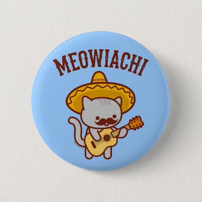 MEOWIACHI Cat Button (Front)