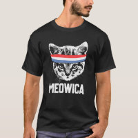 Meowica 4th July Pawtriotic Kitty Merica Cat Us Fl