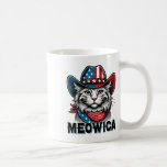 Meowica American Flag Funny 4th Of July Patriotic  Coffee Mug<br><div class="desc">Meowica American Flag Funny 4th Of July Patriotic Cat Lover</div>