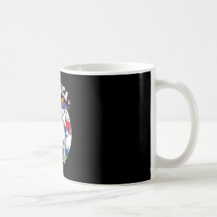 Meowica cat unicorn 4th of july coffee mug