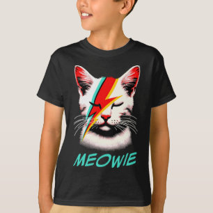 Meowie Cat Rock Music Concert Band Men Kids Women  T-Shirt