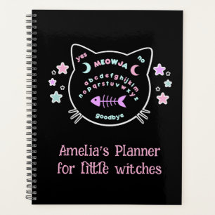 Meowja Pastel Goth Witchy Planner