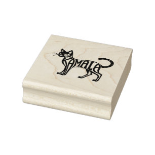 Meowmala Kamala Childless Cat Lady Harris   Rubber Stamp