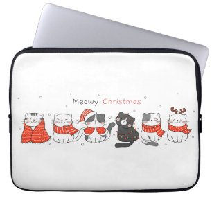 Meowmy Christmas!  Electronics Bag