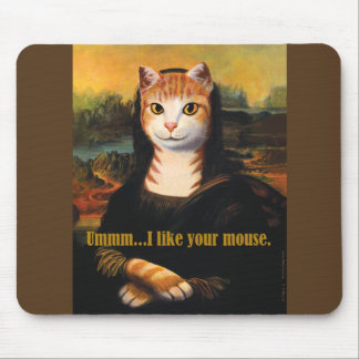 Meowna Lisa Mousepad