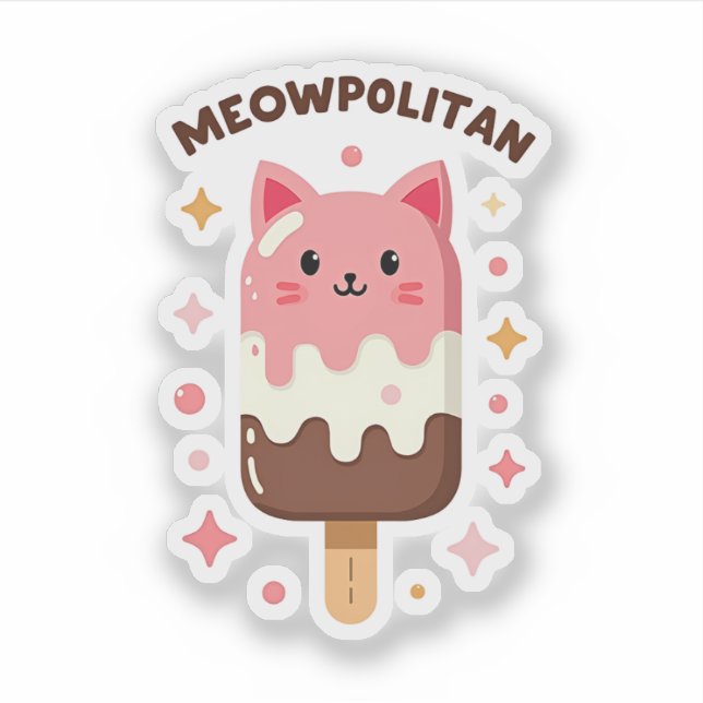MEOWPOLITAN Cat Popsicle (Front)