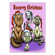 Meowry Christmas Cats