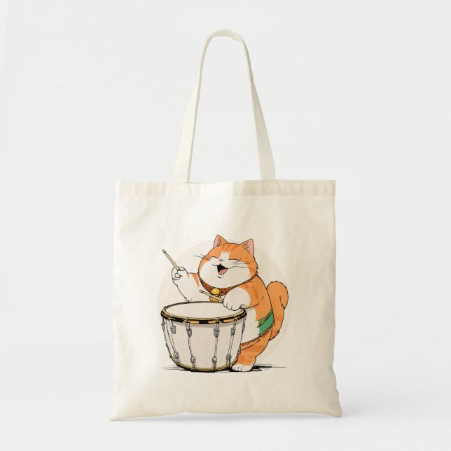 Meows and Melodies Tote Bag (Front)