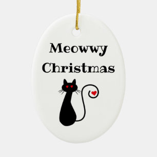 Meowwy Christmas Ornament
