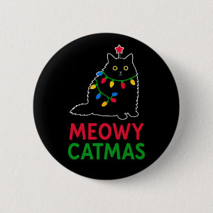 Meowy Catmas 2 Inch Round Button