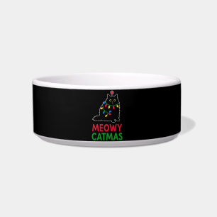 Meowy Catmas Bowl
