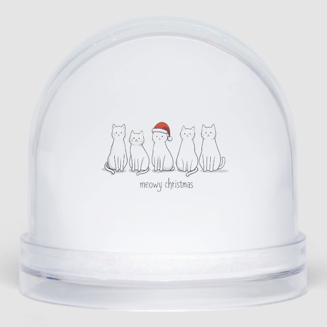 Meowy Catmas Cat Christmas Cute Kitten Cats Santa  (Avant)