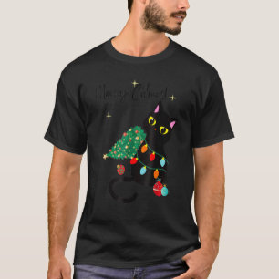 Meowy Catmas  Cat  Merry Christmas T-Shirt