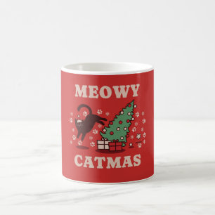 Meowy Catmas Coffee Mug
