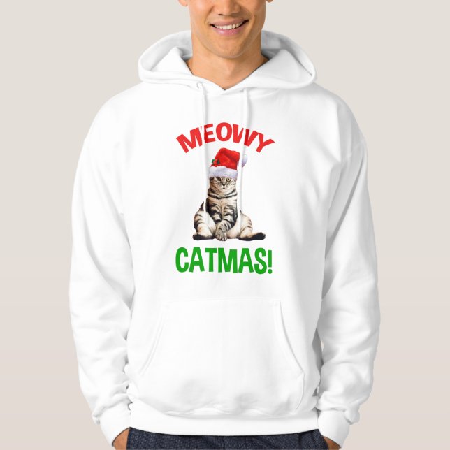 Meowy Catmas! Hoodie (Front)