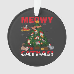 Meowy Chirstmas Ornament