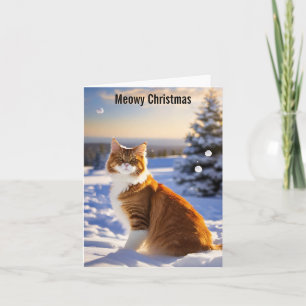 Meowy Christmas Card