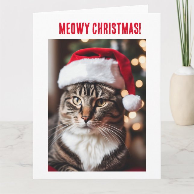 Meowy Christmas! Card (Front)