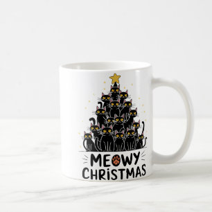 Meowy Christmas Cats Tree Kids Girls Boys Meowy  Coffee Mug