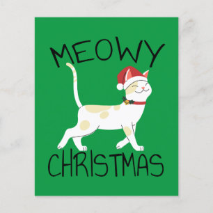 Meowy Christmas - Funny Christmas Flyer