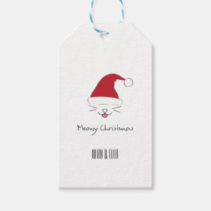 Meowy Christmas Gift Tag