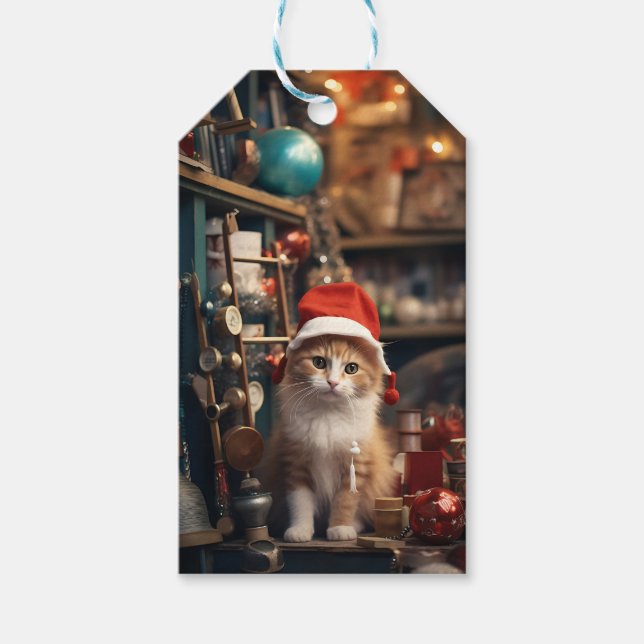Meowy Christmas! Gift Tags (Front)