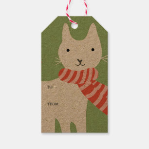Meowy Christmas Gift Tags