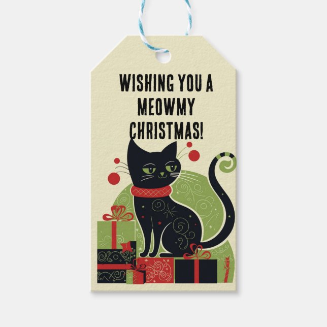 Meowy Christmas! Gift Tags (Front)