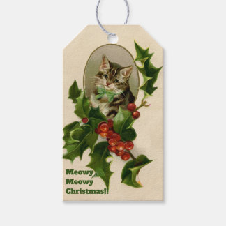 Meowy Christmas Gift Tags