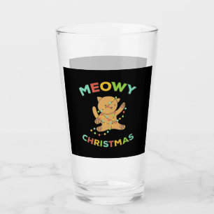 Meowy Christmas   Glass