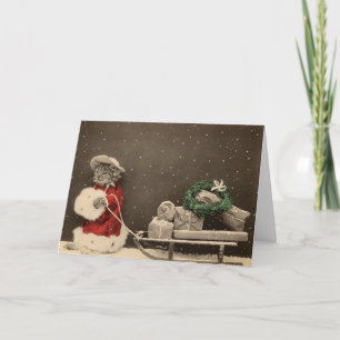 Meowy Christmas Holiday Card