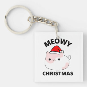 Meowy Christmas     Keychain
