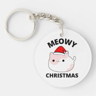 Meowy Christmas     Keychain