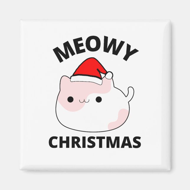 Meowy Christmas     Magnet (Front)