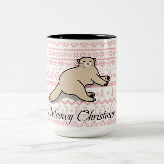 meowy Christmas mug