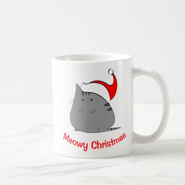 Meowy Christmas mug (Right)