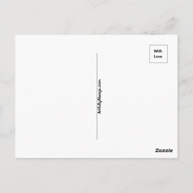 Meowy Christmas Postcard (Back)