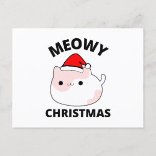 Meowy Christmas Postcard
