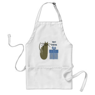 Meowy Christmas Standard Apron