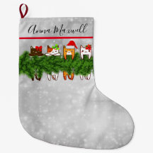 Meowy Christmas Stocking