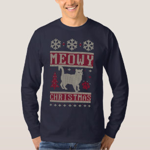 Meowy Christmas T-Shirt