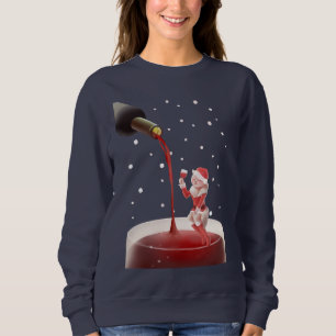 Meowy Christmas Toast Sweatshirt