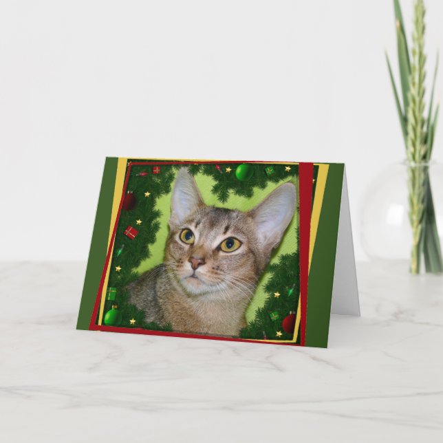 Meowy KissMouse Holiday Card (Front)