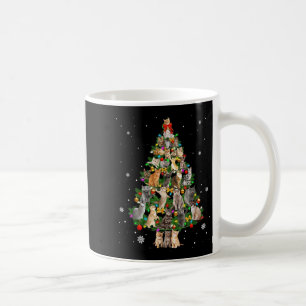 Meowy Xmas Cats Christmas Tree Lights Snow Kitten Coffee Mug