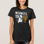 Meowzel Tov Cat Chanukah Hanukkah Jewish Holiday T-Shirt<br><div class="desc">Meowzel Tov Cat Chanukah Hanukkah Jewish Holiday</div>