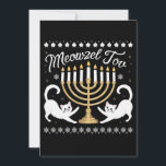 Meowzel Tov Funny Chanukah Hanukkah Ugly Sweater Announcement<br><div class="desc">Meowzel Tov Funny Chanukah Hanukkah Ugly Sweater</div>