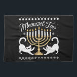 Meowzel Tov Funny Chanukah Hanukkah Ugly Sweater Kitchen Towel<br><div class="desc">Meowzel Tov Funny Chanukah Hanukkah Ugly Sweater</div>