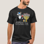 meowzel tov jewish cat menorah hanukkah chanukah c T-Shirt<br><div class="desc">meowzel tov jewish cat menorah hanukkah chanukah christmas</div>