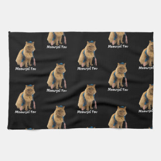 Meowzel Tov Mazel Tov Jewish Chat serviette de cui